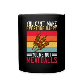Cadeaux pour les amateurs de boulettes de viande - Mug uni - noir - Devant