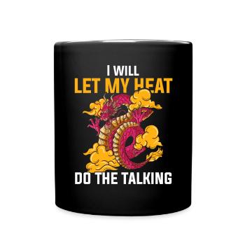 Drache Tshirt Märchen Dragon Japanisch Kanji - Tasse einfarbig - Schwarz - Vorne