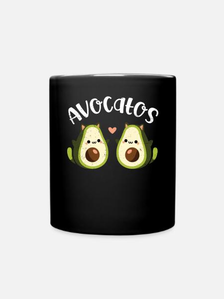 Avocado - Tasse einfarbig - Schwarz