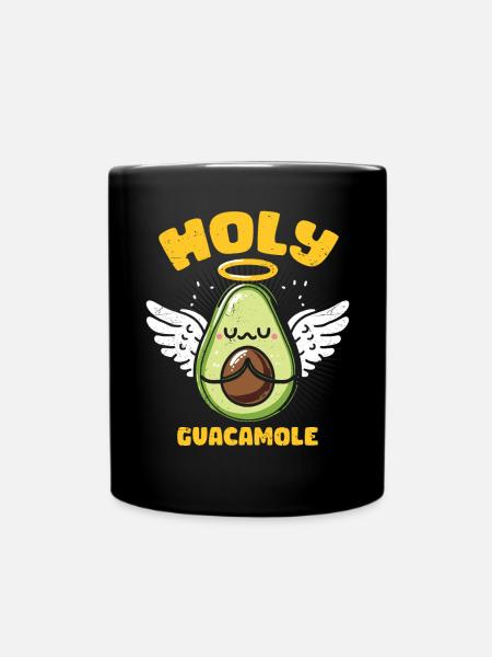 Avocado - Tasse einfarbig - Schwarz