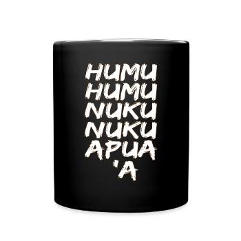 Humuhumunukunukuapua'a Hawaiian Reef Pusher - Full Colour Mug - black - Front