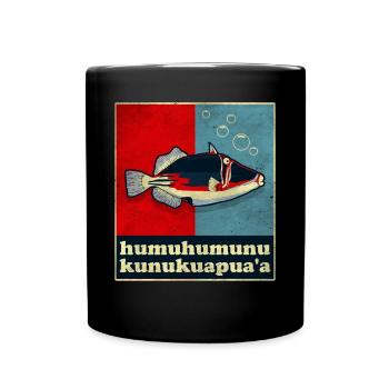 Humuhumunukunukuapua’a Pousseur de récif hawaïen - Mug uni - noir - Devant
