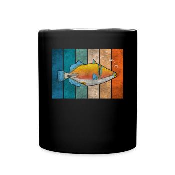 Humuhumunukunukuapua'a Hawaiian Reef Pusher - Full Colour Mug - black - Front