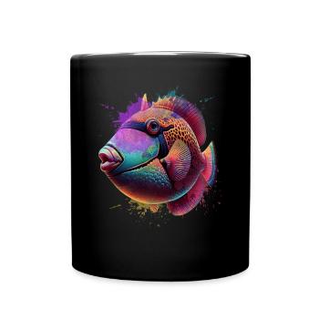 Humuhumunukunukuapua'a Hawaiian Reef Pusher - Full Colour Mug - black - Front