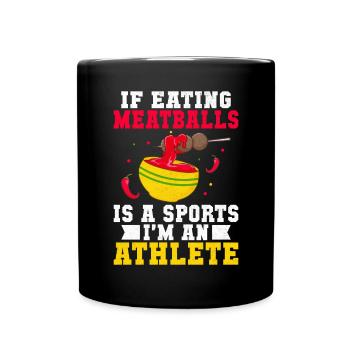 Cadeaux pour les amateurs de boulettes de viande - Mug uni - noir - Devant