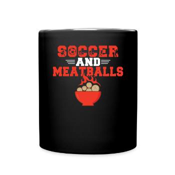 Cadeaux pour les amateurs de boulettes de viande - Mug uni - noir - Devant