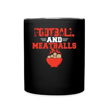 Cadeaux pour les amateurs de boulettes de viande - Mug uni - noir - Devant