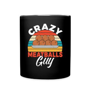 Cadeaux pour les amateurs de boulettes de viande - Mug uni - noir - Devant