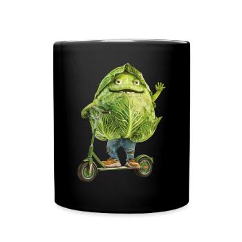 Kohl Scooter - Tasse einfarbig - Schwarz - Vorne