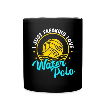 Water polo water polo player gift - Full Colour Mug - black - Front