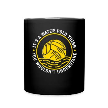 Water Polo Player Water Polo Player Gift - Full Colour Mug - black - Front