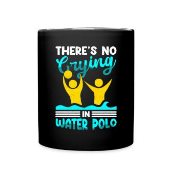 Water polo funny water polo player gift - Full Colour Mug - black - Front