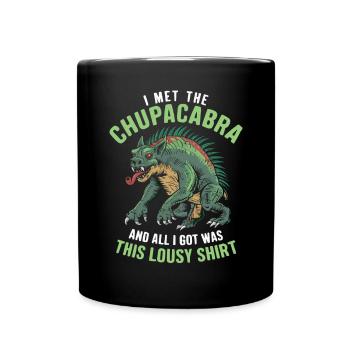 Chupacabra Legendary Creature Beast Cryptozoology - Full Colour Mug - black - Front