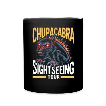 Chupacabra Legendary Creature Beast Cryptozoology - Full Colour Mug - black - Front