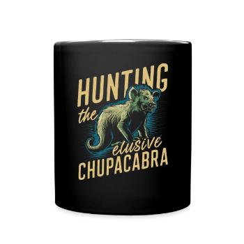 Chupacabra Legendary Creature Beast Cryptozoology - Full Colour Mug - black - Front