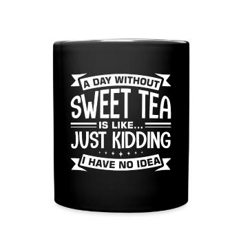 Sweet Tea - Full Colour Mug - black - Front
