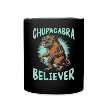 Chupacabra Legendary Creature Beast Cryptozoology - Full Colour Mug - black - Front
