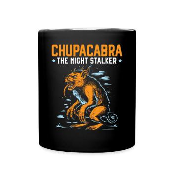 Chupacabra Legendary Creature Beast Cryptozoology - Full Colour Mug - black - Front