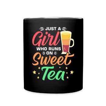 Thé sucré - Mug uni - noir - Devant
