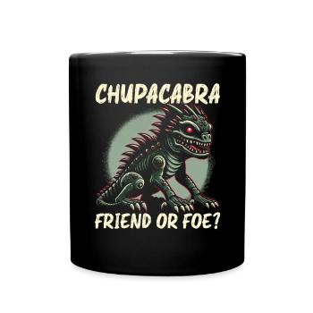 Chupacabra Legendary Creature Beast Cryptozoology - Full Colour Mug - black - Front