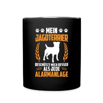 Chien de chasse Hunting Terrier Protect Me Chien de chasse allemand - Mug uni - noir - Devant