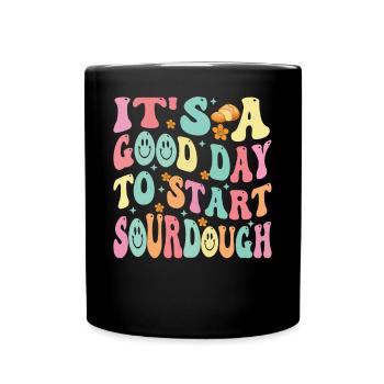 Bäckerei-bäcker-brotliebhaber-sauerteig-enthusiast - Tasse einfarbig - Schwarz - Vorne