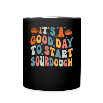 Bakery Bakers Sourdough Enthusiast Baking Lover - Tasse einfarbig - Schwarz - Vorne