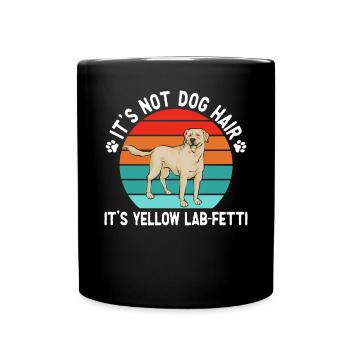 Labrador Retriever jaune - Mug uni - noir - Devant