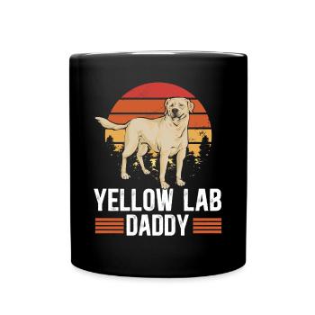 Labrador Retriever jaune - Mug uni - noir - Devant