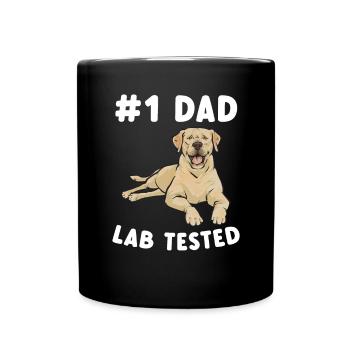 Labrador Retriever jaune - Mug uni - noir - Devant