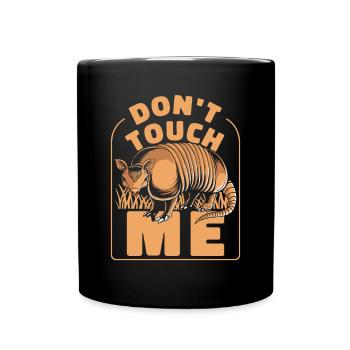 Ne me touche pas Fée rose Chlamyphoridae - Mug uni - noir - Devant