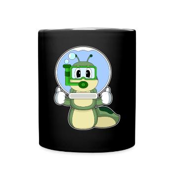 Caterpillar Aquarium - Mug uni - noir - Devant