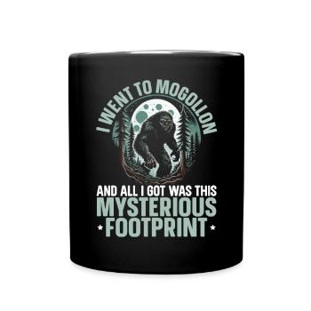 Mogollon Monster Mythical Cryptozoology Cryptid - Full Colour Mug - black - Front