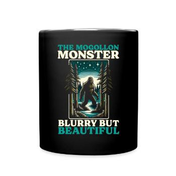 Mogollon Monster Mythical Cryptozoology Cryptid - Full Colour Mug - black - Front