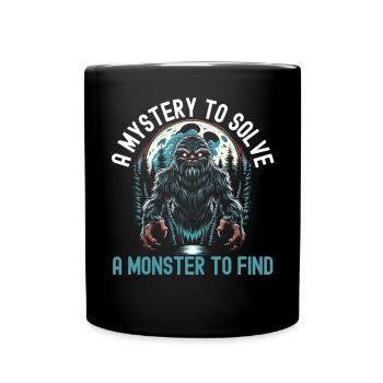 Mogollon Monster Mythical Cryptozoology Cryptid - Full Colour Mug - black - Front