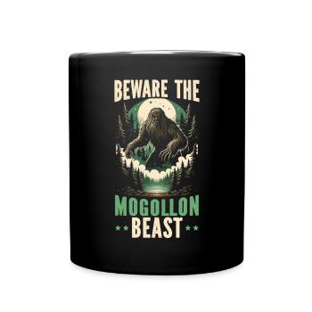 Mogollon Monster Mythical Cryptozoology Cryptid - Full Colour Mug - black - Front
