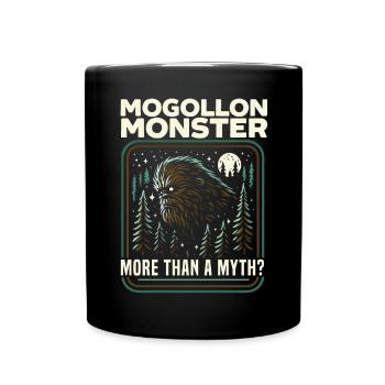 Mogollon Monster Mythical Cryptozoology Cryptid - Full Colour Mug - black - Front