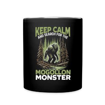 Monstre Mogollon Cryptide mythique de cryptozoologie - Mug uni - noir - Devant