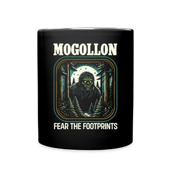 Mogollon Monster Mythical Cryptozoology Cryptid - Full Colour Mug - black - Front