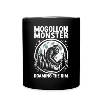 Mogollon Monster Mythical Cryptozoology Cryptid - Full Colour Mug - black - Front