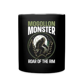 Mogollon Monster Mythical Cryptozoology Cryptid - Full Colour Mug - black - Front