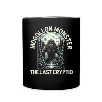 Mogollon Monster Mythical Cryptozoology Cryptid - Full Colour Mug - black - Front