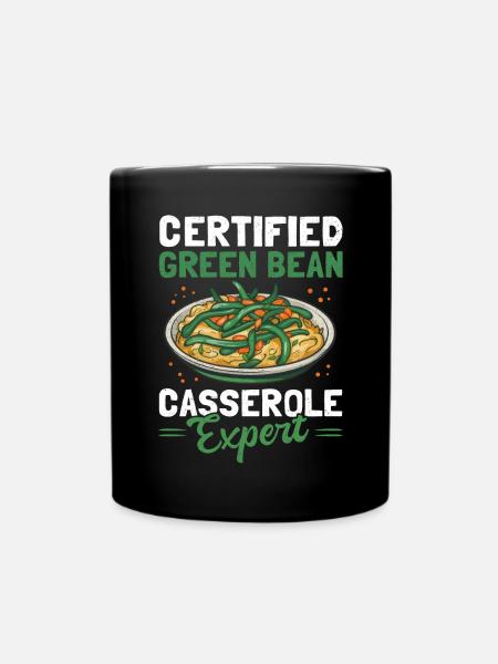 Green Bean Casserole Bean Casserole Gift - Full Colour Mug - black