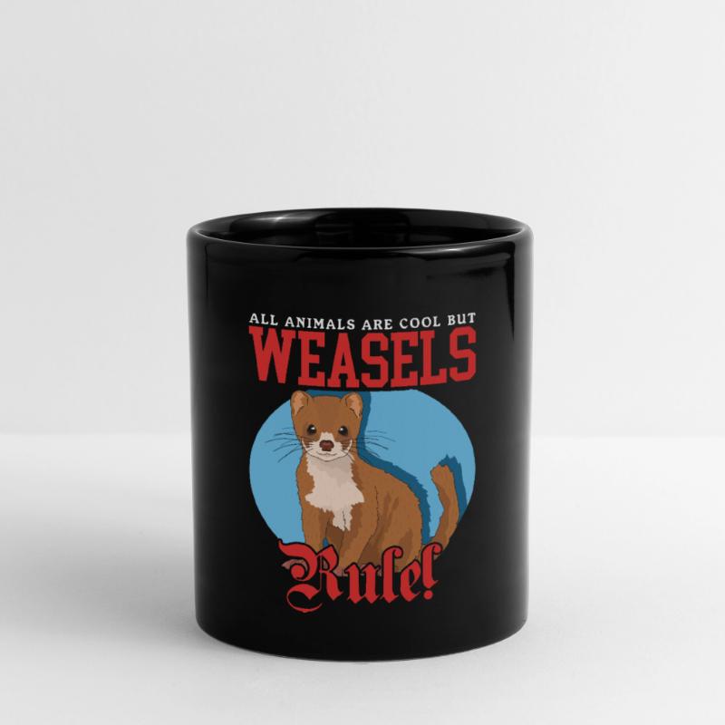 Weasel Mouse Weasel Hermännchen Gift Full Colour Mug