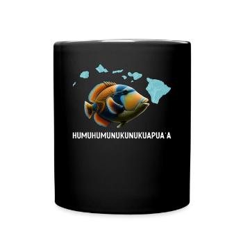 Humuhumunukunukuapua’a Pousseur de récif hawaïen - Mug uni - noir - Devant