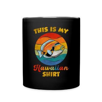 Humuhumunukunukuapua'a Hawaiian Reef Pusher - Full Colour Mug - black - Front