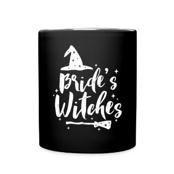 Junggesellin - Tasse einfarbig - Schwarz - Vorne