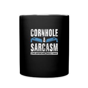 Cornhole - Mug uni - noir - Devant