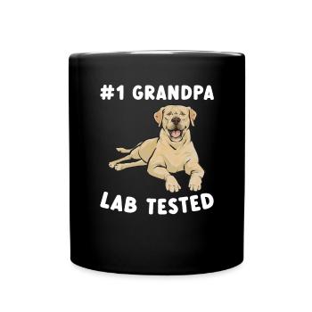 Labrador Retriever jaune - Mug uni - noir - Devant