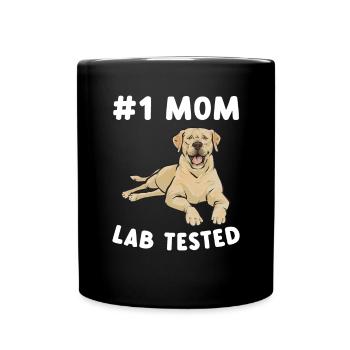 Labrador Retriever jaune - Mug uni - noir - Devant
